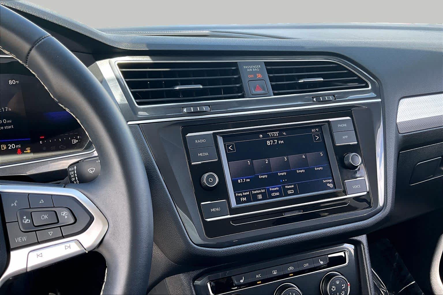 2023 Volkswagen Tiguan S Pure White at Friendly Ford Crosby