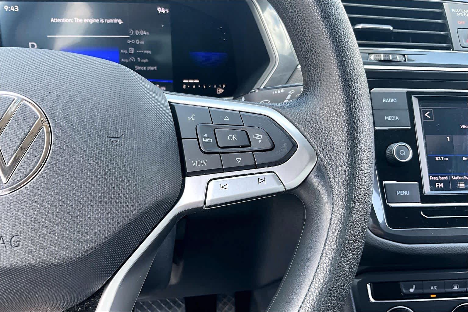 2023 Volkswagen Tiguan S Platinum Gray Metallic at Friendly Ford Crosby