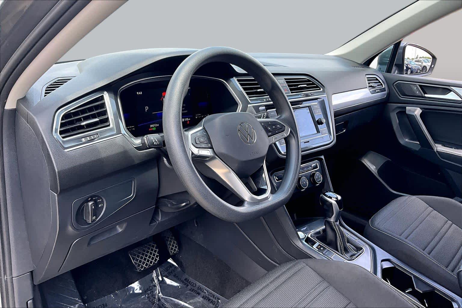 2023 Volkswagen Tiguan S Platinum Gray Metallic at Friendly Ford Crosby