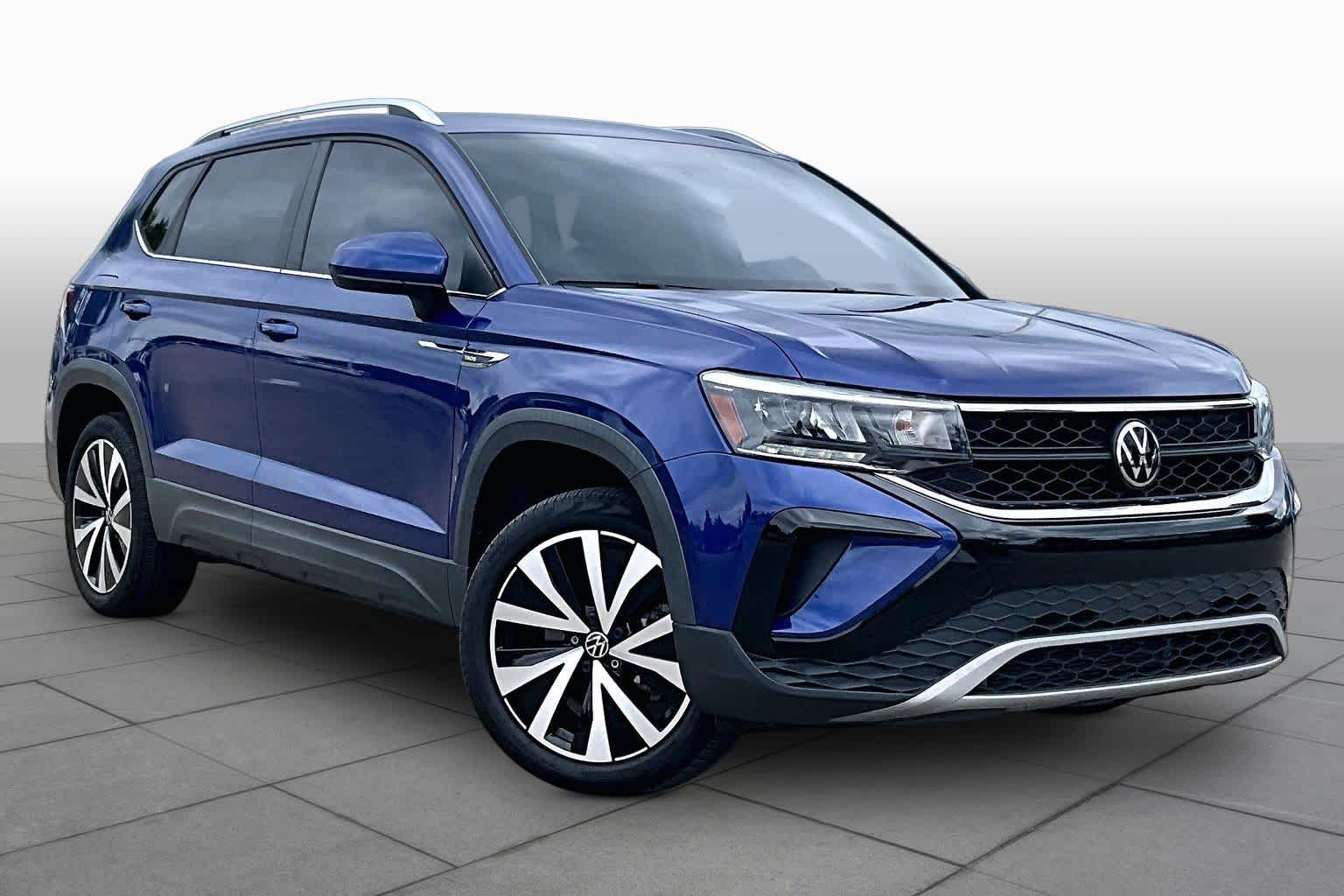 2022 Volkswagen Taos SE Dusk Blue Metallic at Beck & Masten Kia