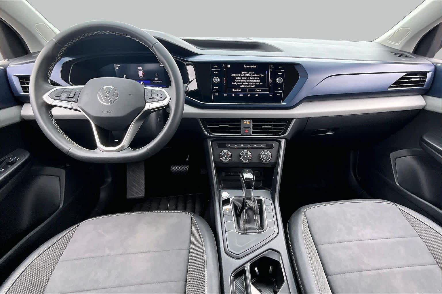 2022 Volkswagen Taos SE Dusk Blue Metallic at Beck & Masten Kia