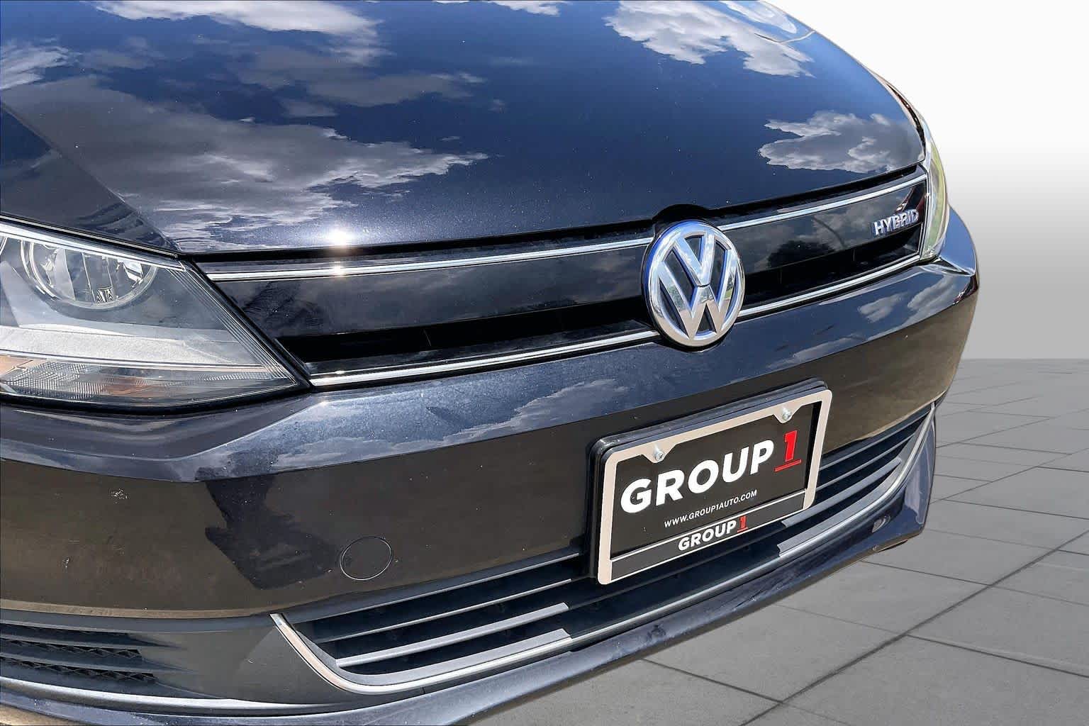 2013 Volkswagen Jetta Hybrid SE Deep Black Metallic at Tomball Ford