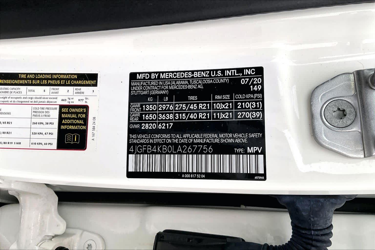 2020 Mercedes-Benz GLE GLE 350 Polar White at BMW of West Houston