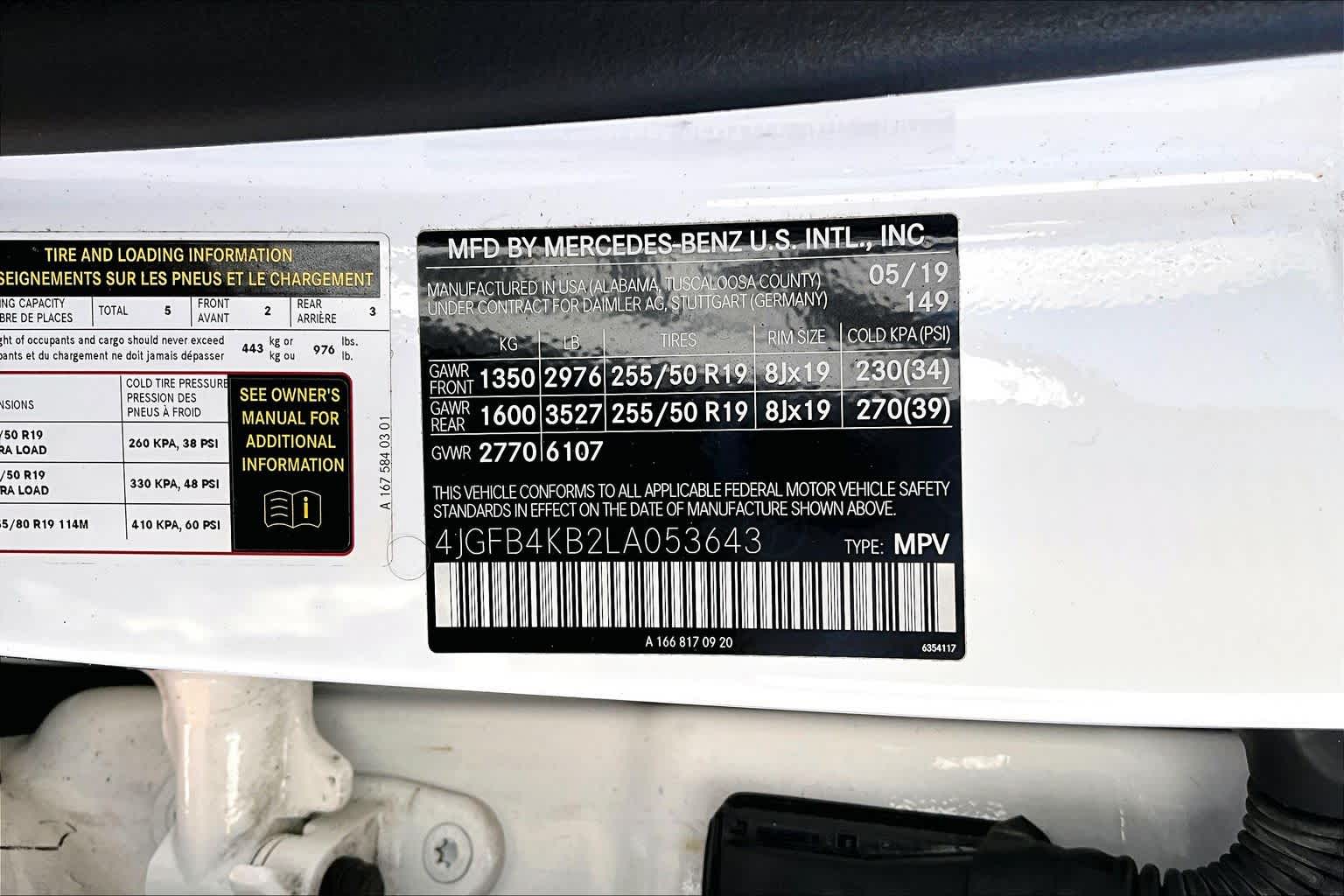 2020 Mercedes-Benz GLE 350 GLE 350 Polar White at Westside Kia
