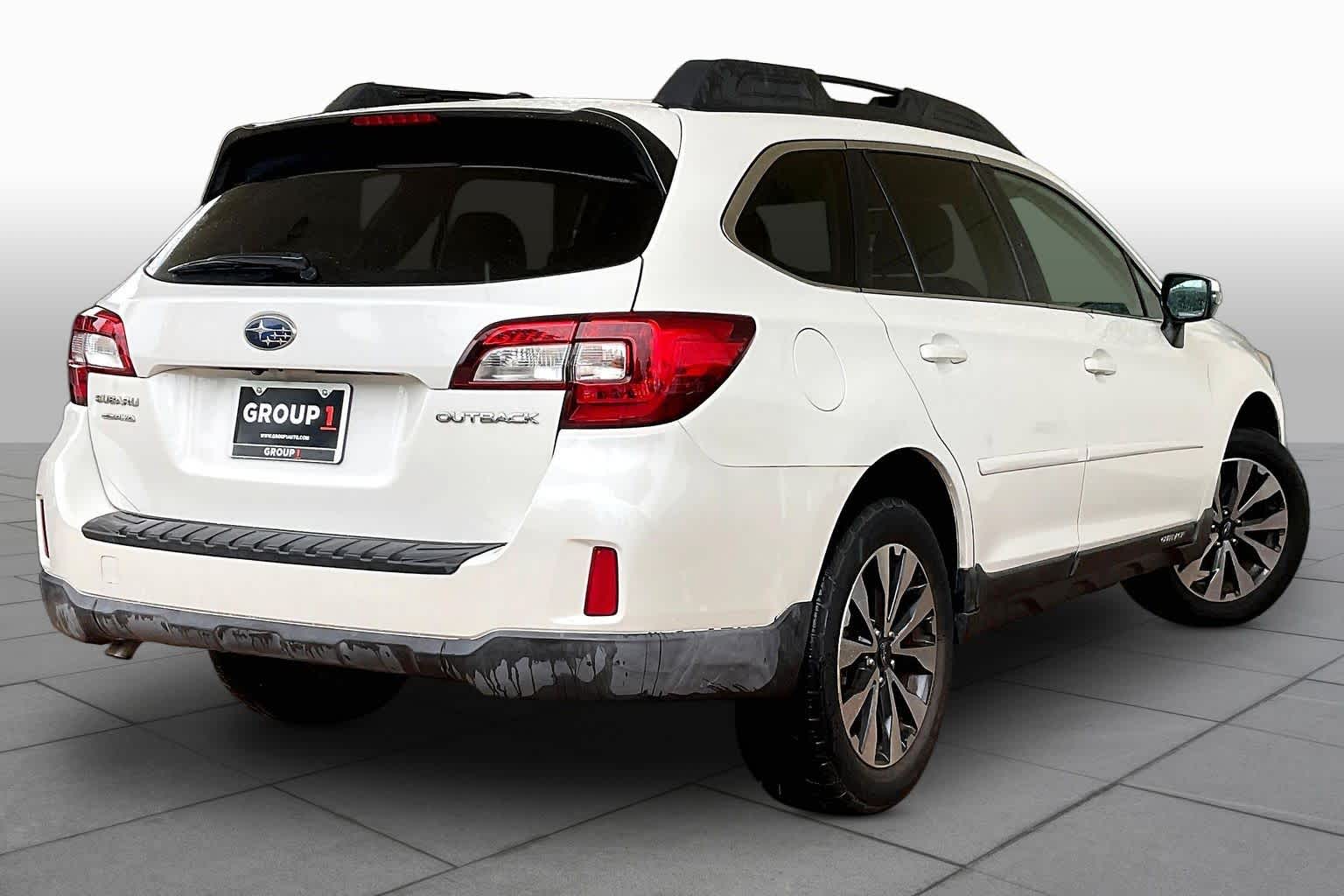 2015 Subaru Outback 2.5i Limited Crystal White Pearl at AutoNation USA Katy