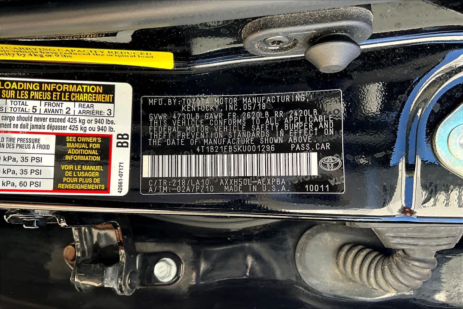 2019 Toyota Avalon Hybrid Limited Midnight Black Metallic at Lexus Southwest Houston