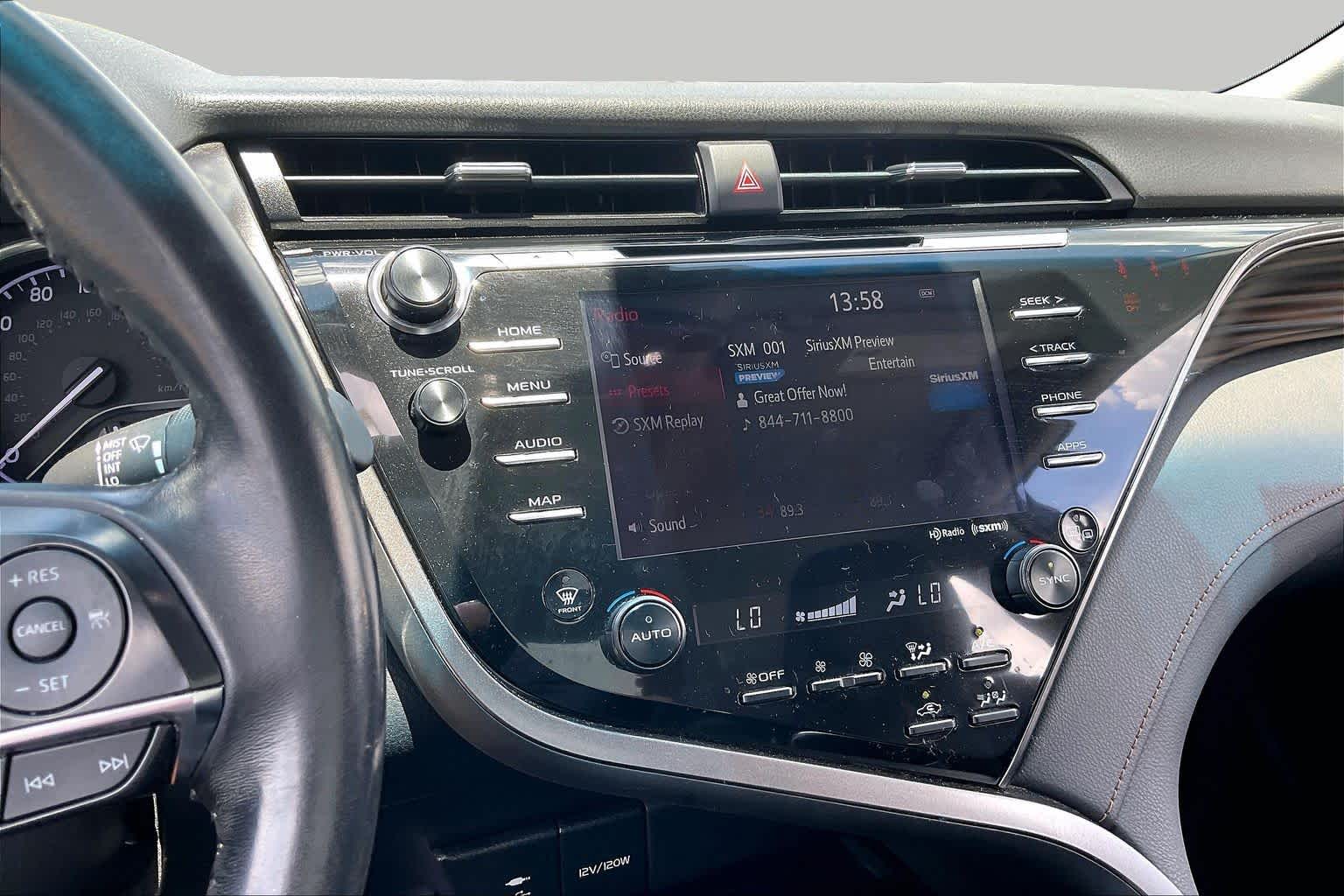 2019 Toyota Camry Hybrid XLE Midnight Black Metallic at Group 1 Toyota Southwest