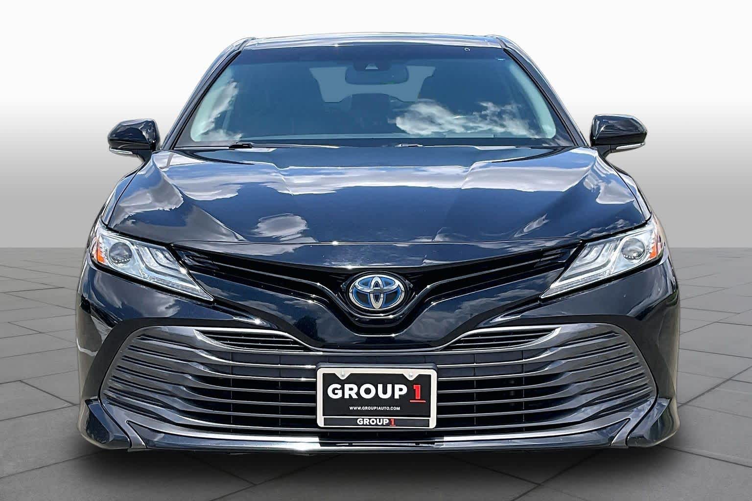 2019 Toyota Camry Hybrid XLE Midnight Black Metallic at Group 1 Toyota Southwest