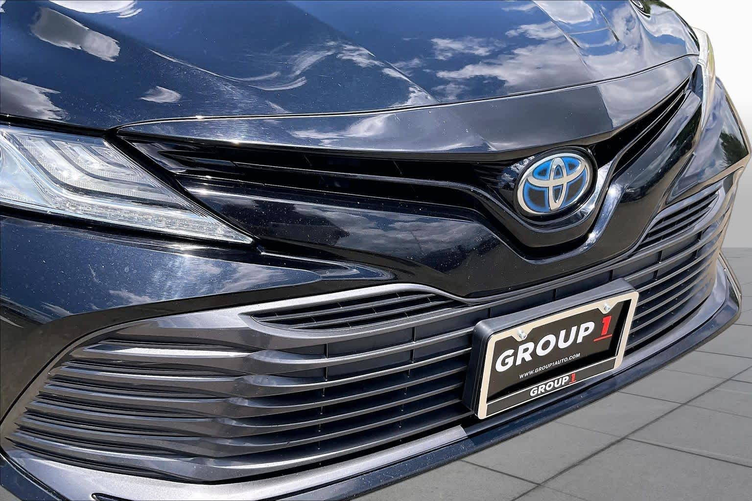 2019 Toyota Camry Hybrid XLE Midnight Black Metallic at Group 1 Toyota Southwest