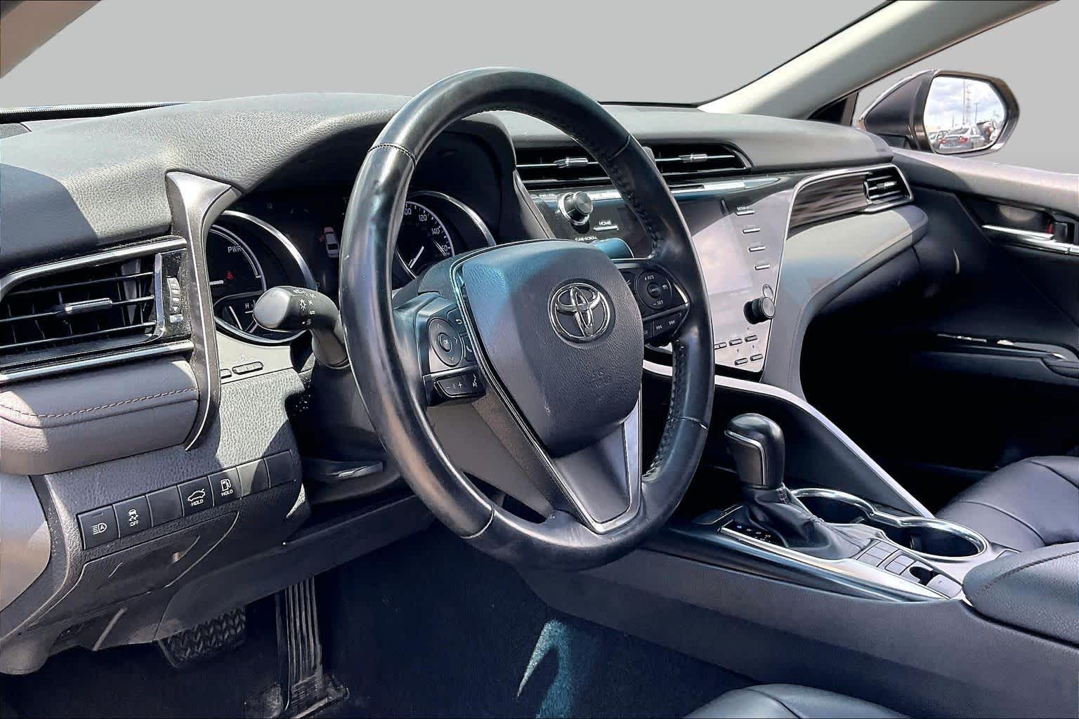 2019 Toyota Camry Hybrid XLE Midnight Black Metallic at Group 1 Toyota Southwest