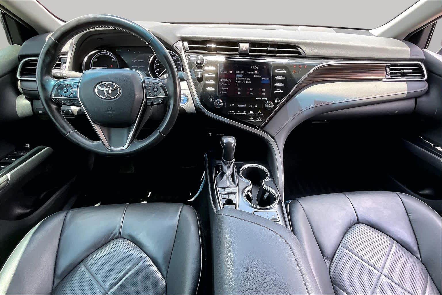2019 Toyota Camry Hybrid XLE Midnight Black Metallic at Group 1 Toyota Southwest