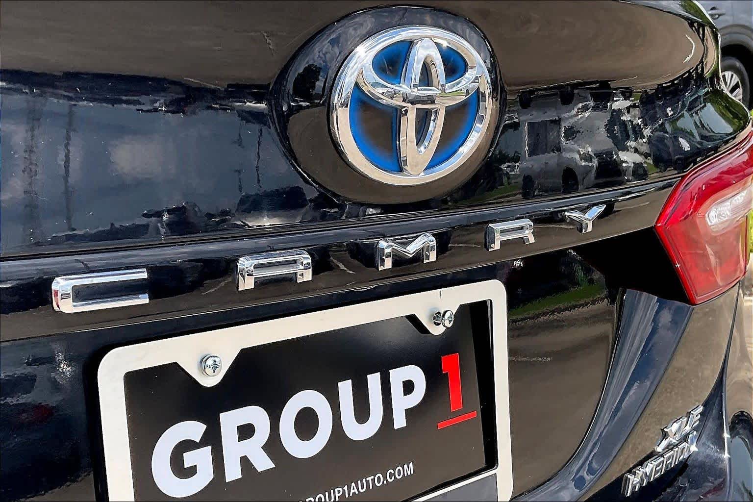 2019 Toyota Camry Hybrid XLE Midnight Black Metallic at Group 1 Toyota Southwest