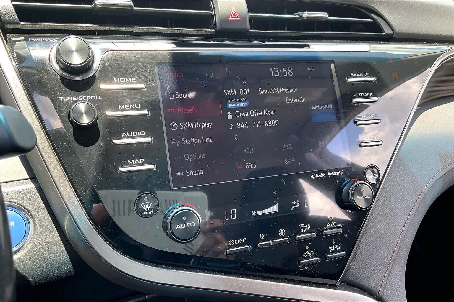 2019 Toyota Camry Hybrid XLE Midnight Black Metallic at Group 1 Toyota Southwest
