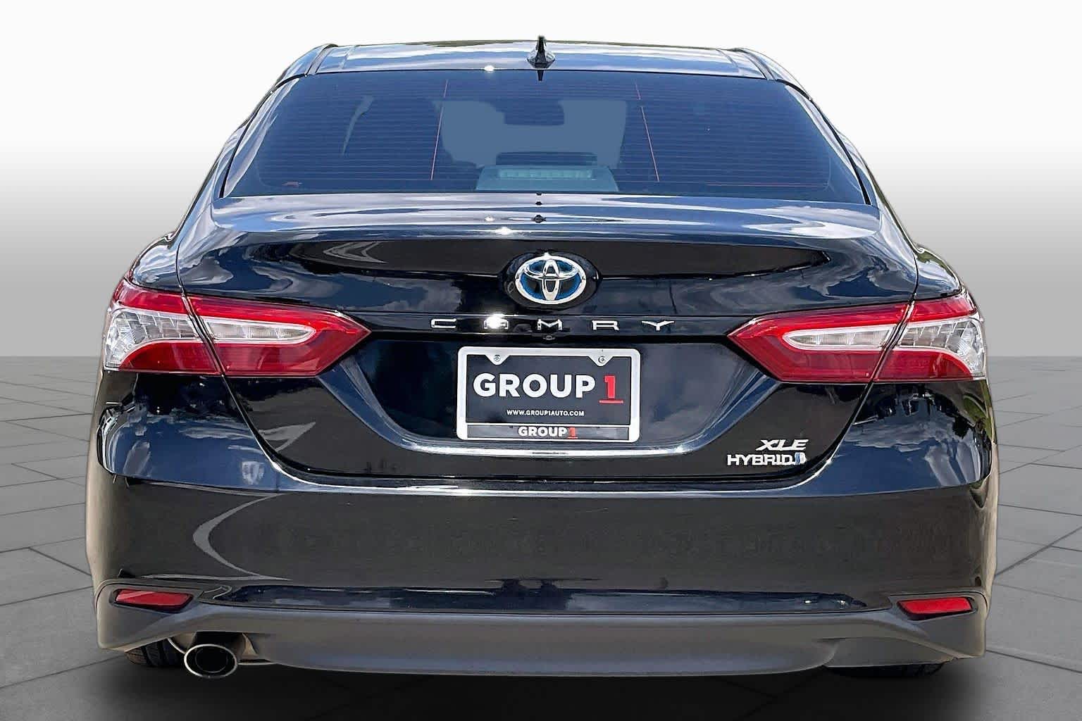 2019 Toyota Camry Hybrid XLE Midnight Black Metallic at Group 1 Toyota Southwest