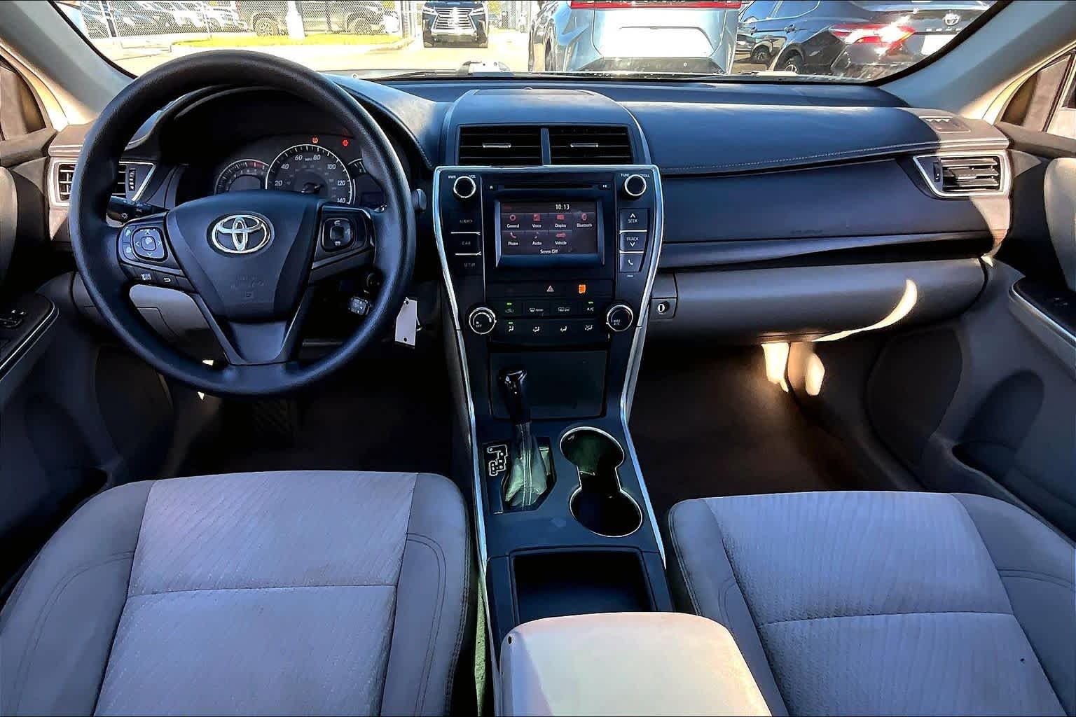 2015 Toyota Camry LE Cosmic Gray Mica at AutoNation USA Katy