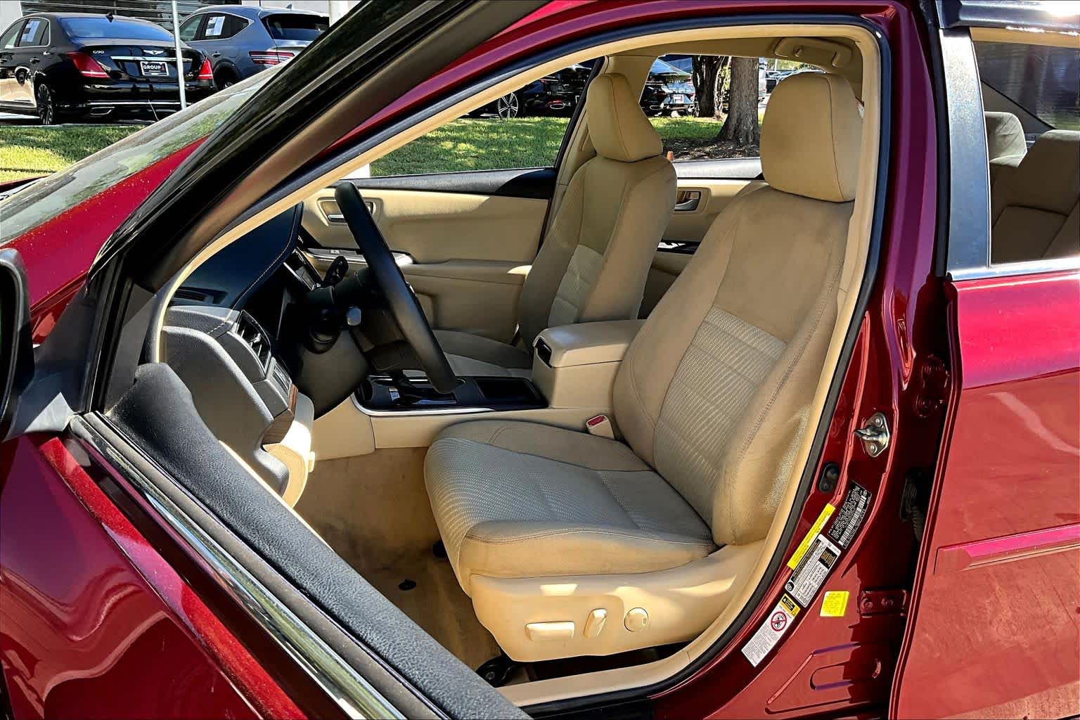 2015 Toyota Camry LE Ruby Flare Pearl at Sterling McCall Lexus