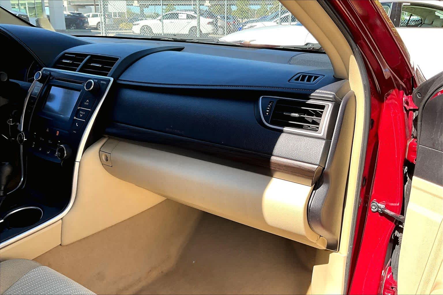 2015 Toyota Camry LE Ruby Flare Pearl at Sterling McCall Lexus