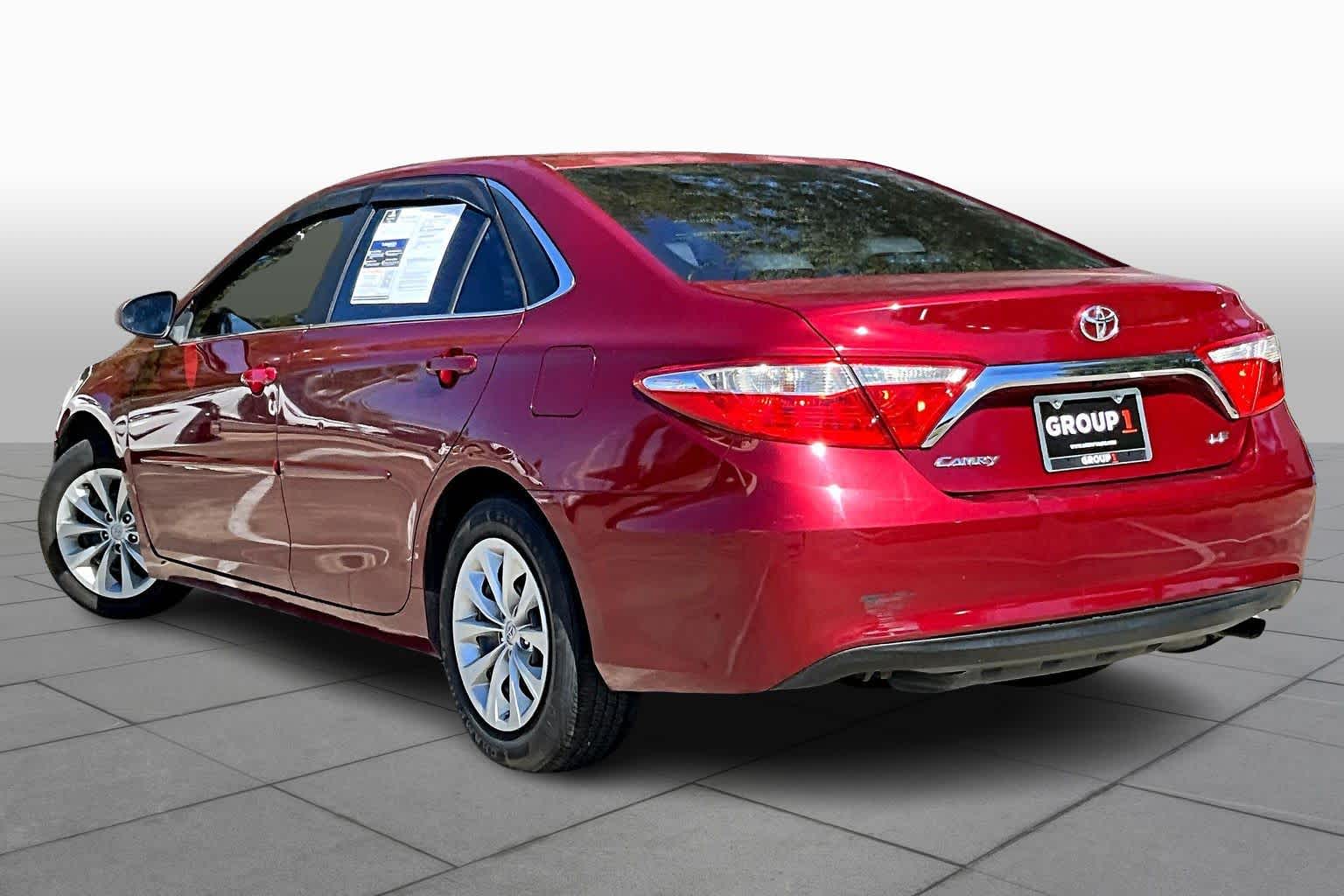 2015 Toyota Camry LE Ruby Flare Pearl at Sterling McCall Lexus