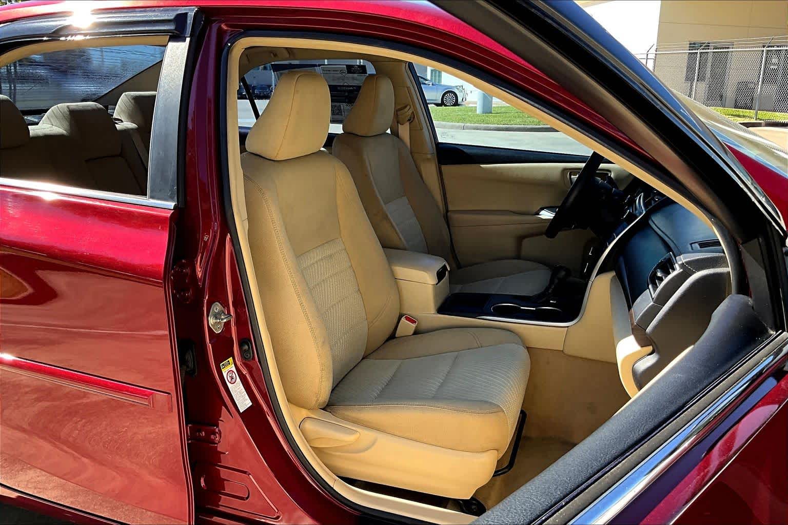 2015 Toyota Camry LE Ruby Flare Pearl at Sterling McCall Lexus