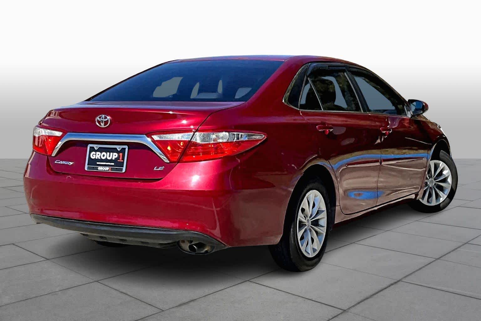 2015 Toyota Camry LE Ruby Flare Pearl at Sterling McCall Lexus