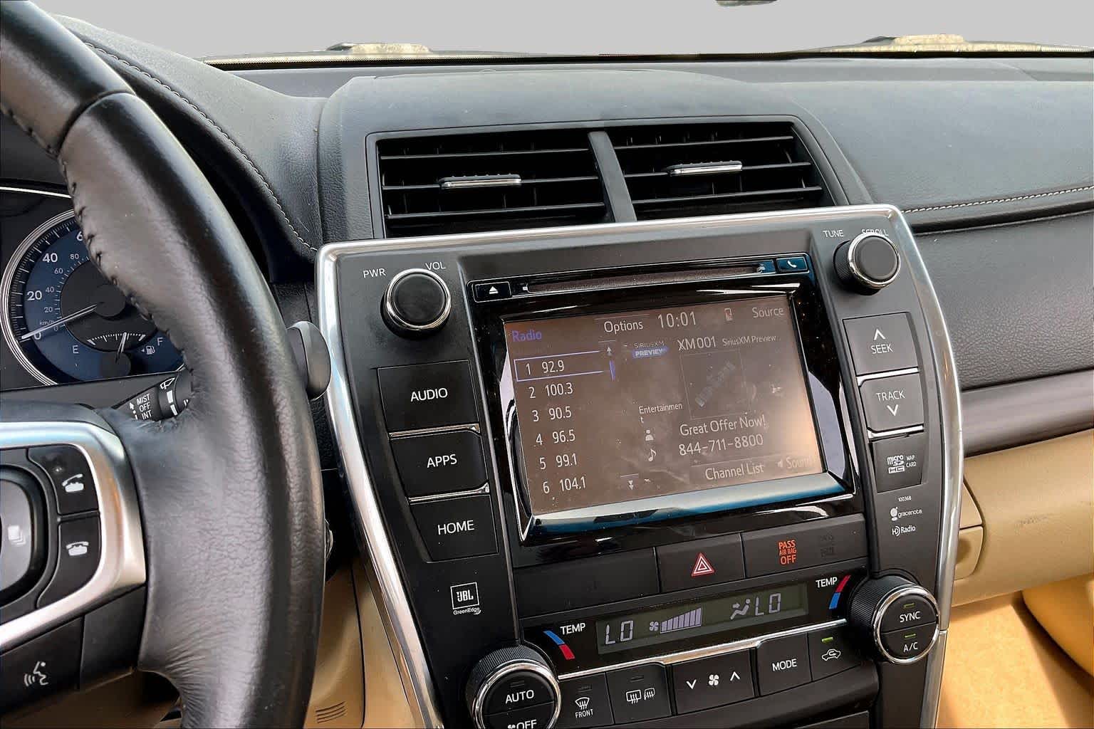 2015 Toyota Camry XLE Ruby Flare Pearl at Mac Haik Ford