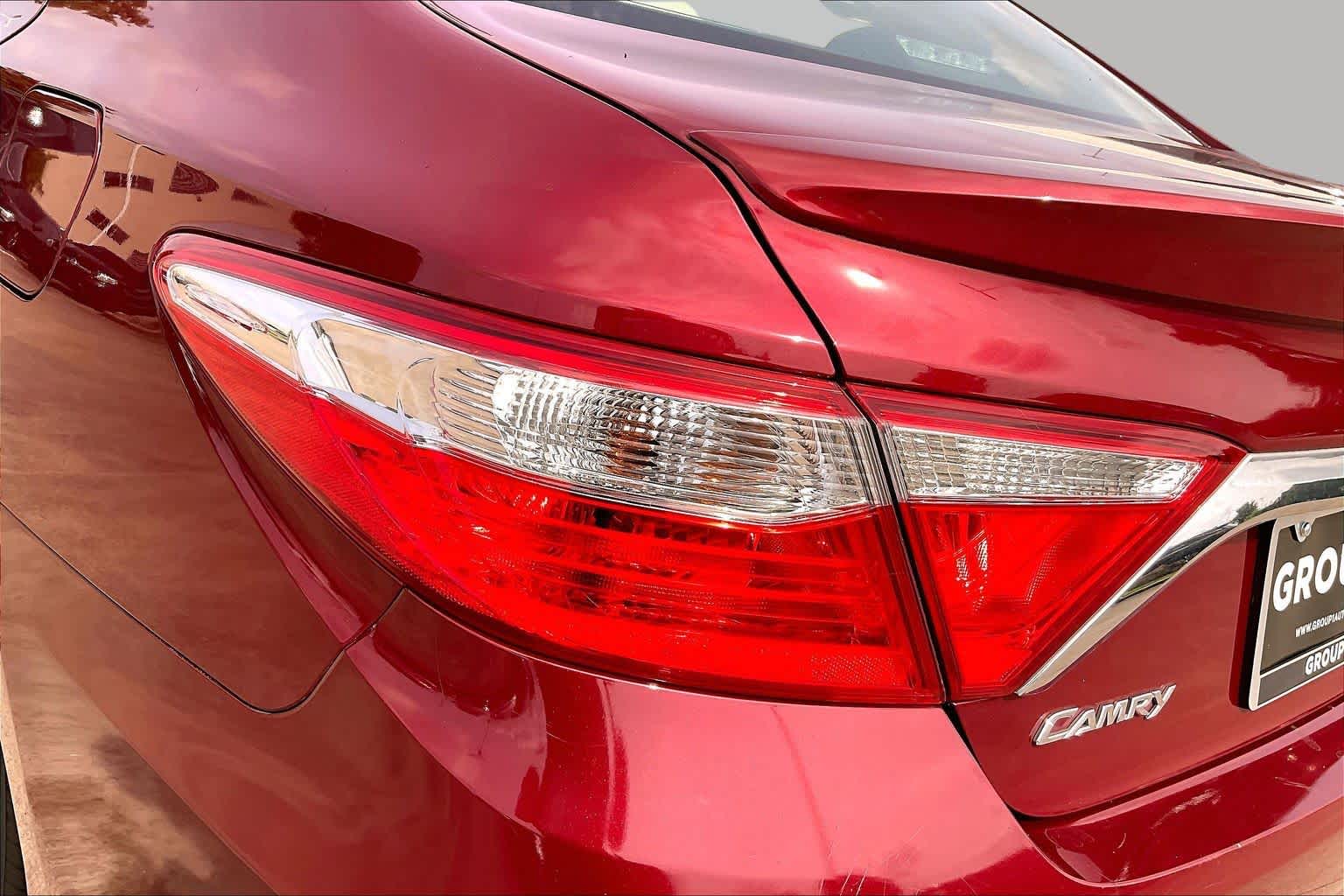 2015 Toyota Camry XLE Ruby Flare Pearl at Mac Haik Ford