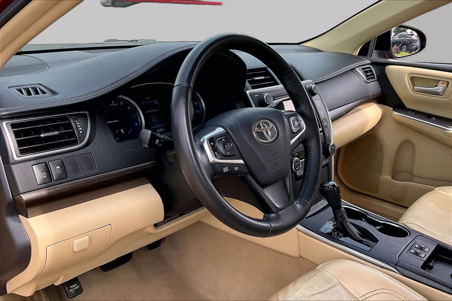 2015 Toyota Camry XLE Ruby Flare Pearl at Mac Haik Ford