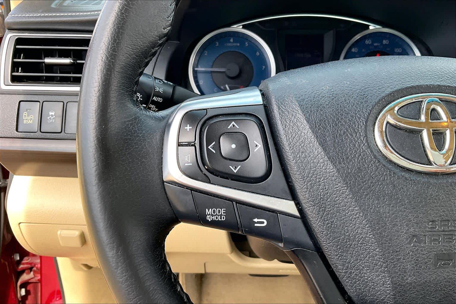 2015 Toyota Camry XLE Ruby Flare Pearl at Mac Haik Ford