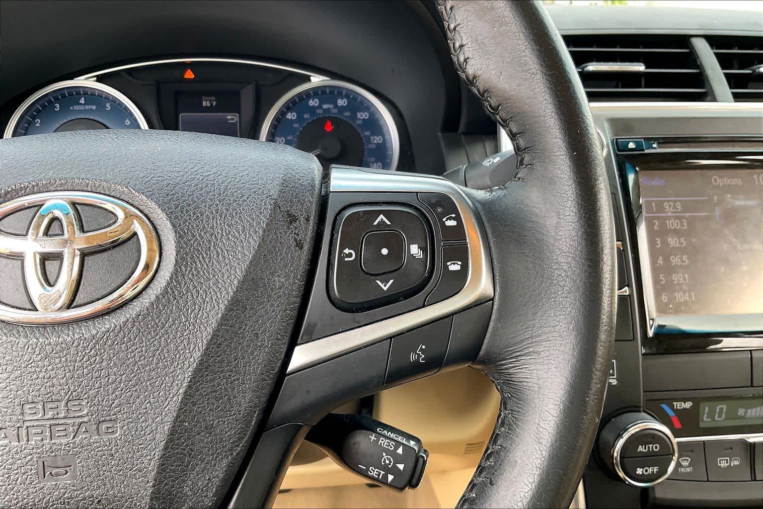 2015 Toyota Camry XLE Ruby Flare Pearl at Mac Haik Ford