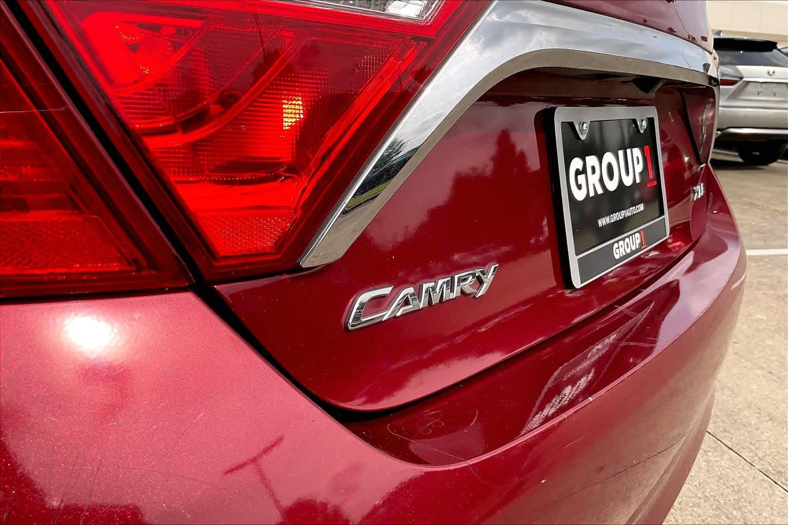 2015 Toyota Camry XLE Ruby Flare Pearl at Mac Haik Ford