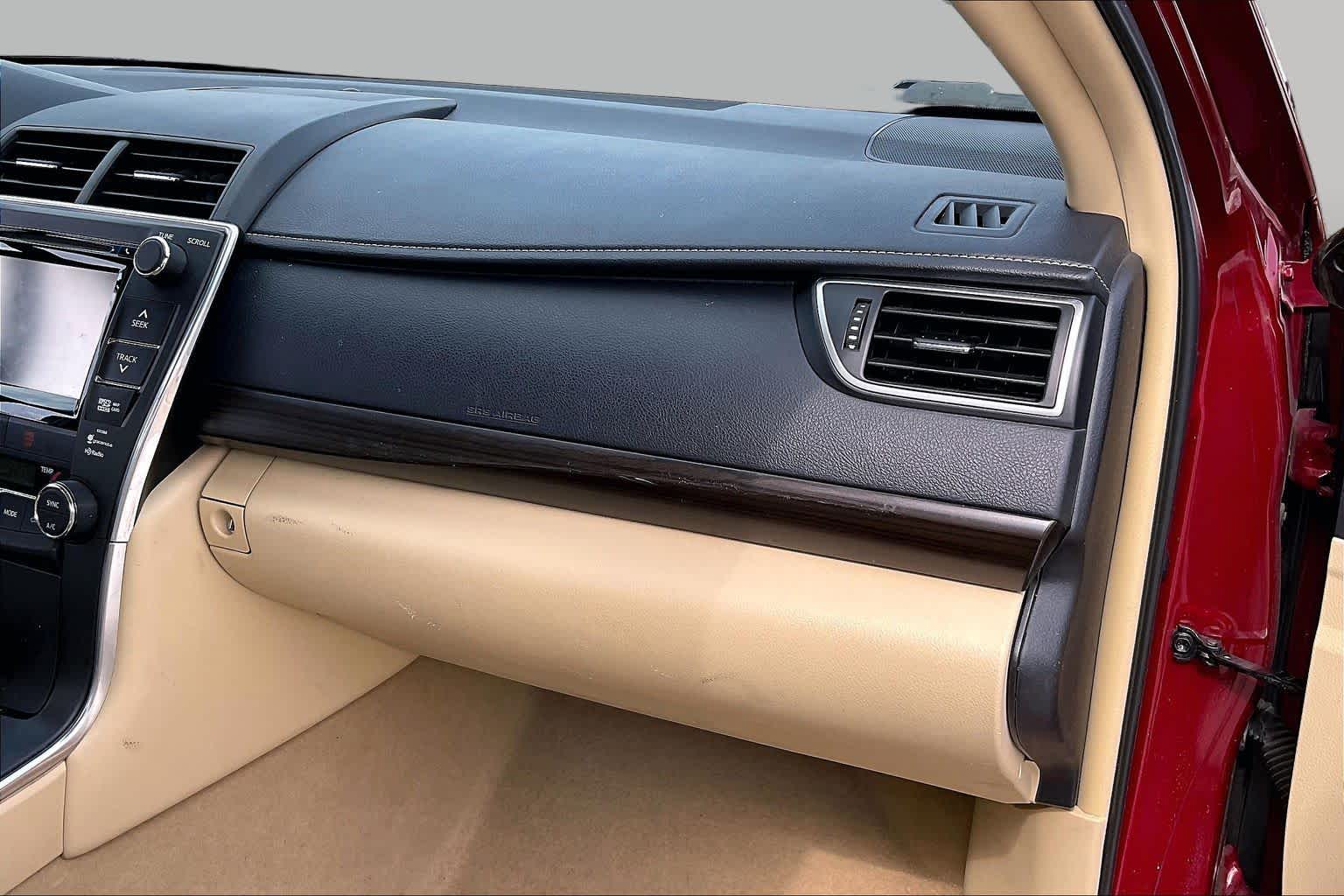 2015 Toyota Camry XLE Ruby Flare Pearl at Mac Haik Ford