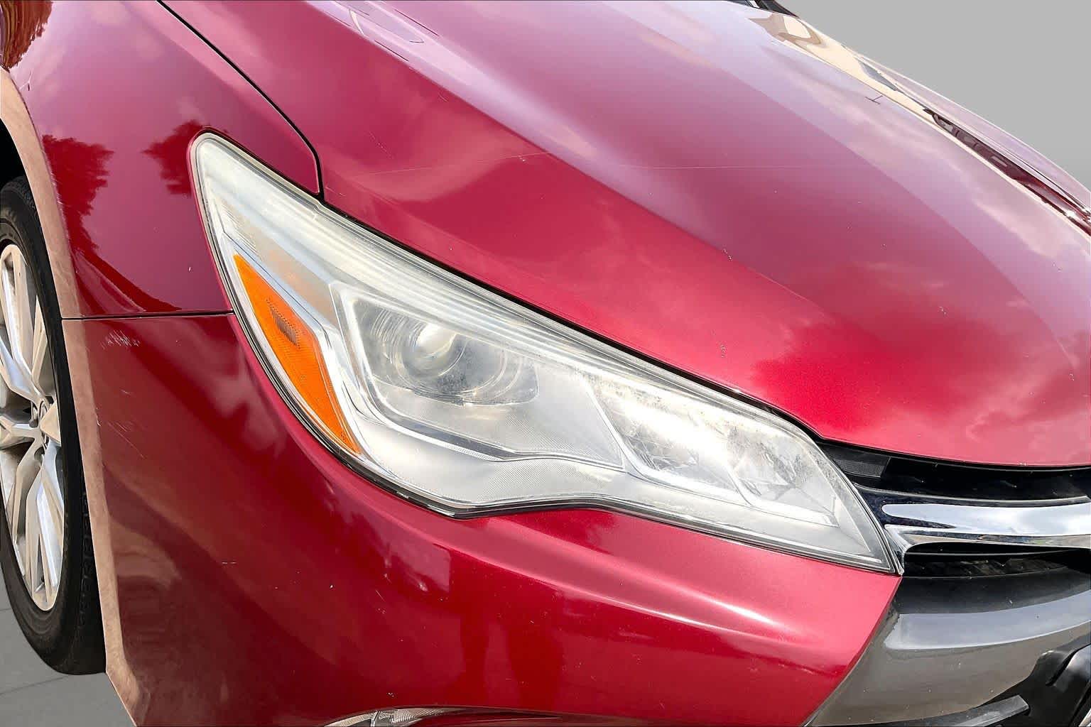 2015 Toyota Camry XLE Ruby Flare Pearl at Mac Haik Ford