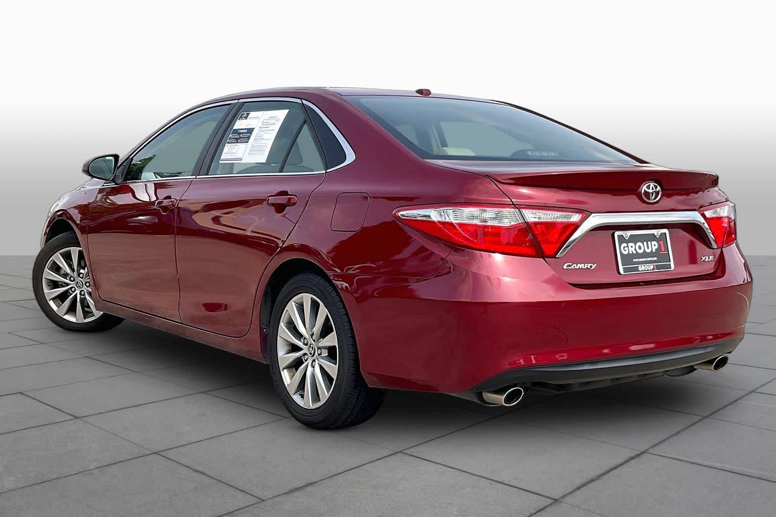 2015 Toyota Camry XLE Ruby Flare Pearl at Mac Haik Ford