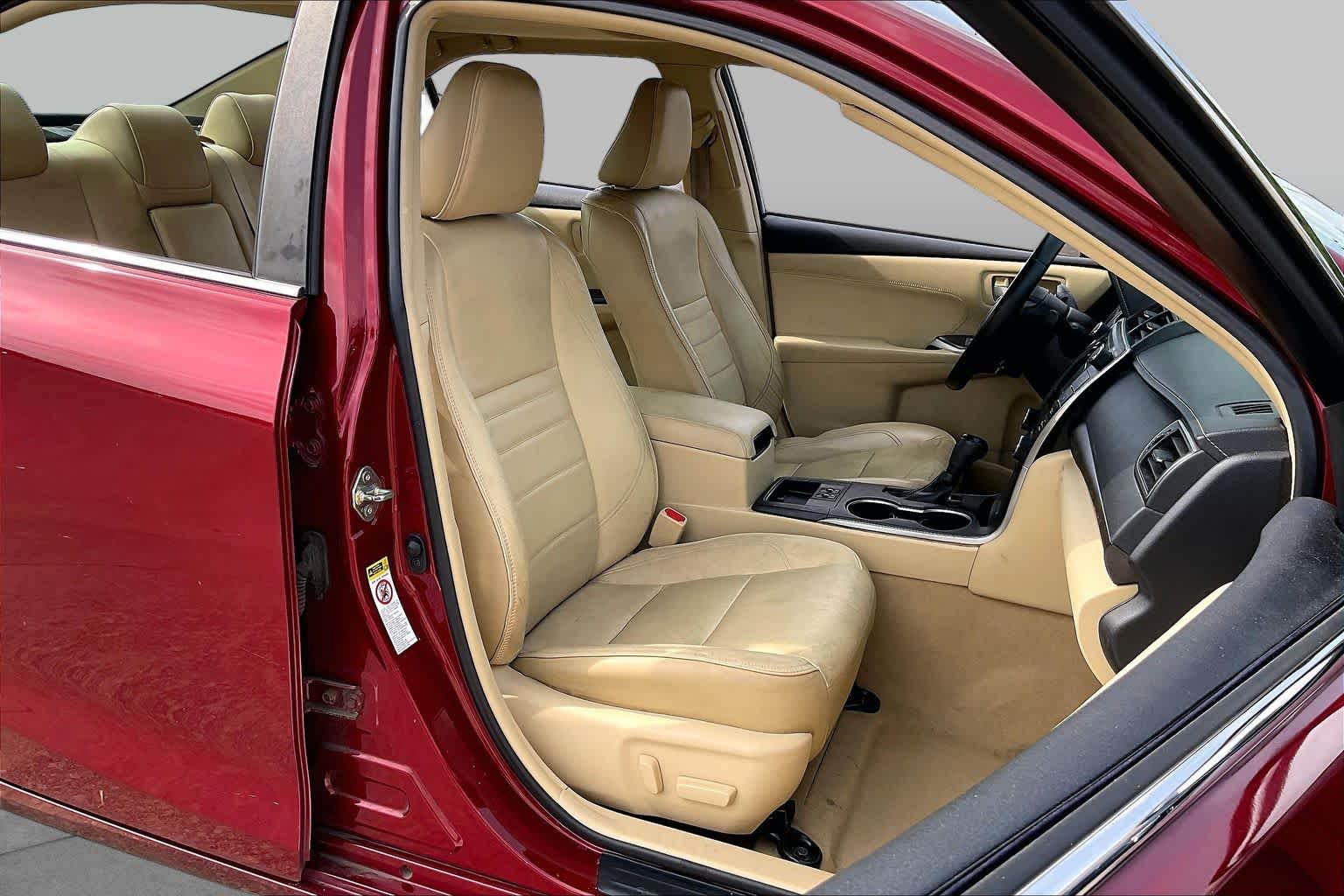 2015 Toyota Camry XLE Ruby Flare Pearl at Mac Haik Ford