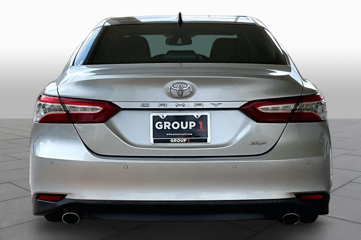 2018 Toyota Camry XLE V6 Celestial Silver Metallic at Beck & Masten Kia