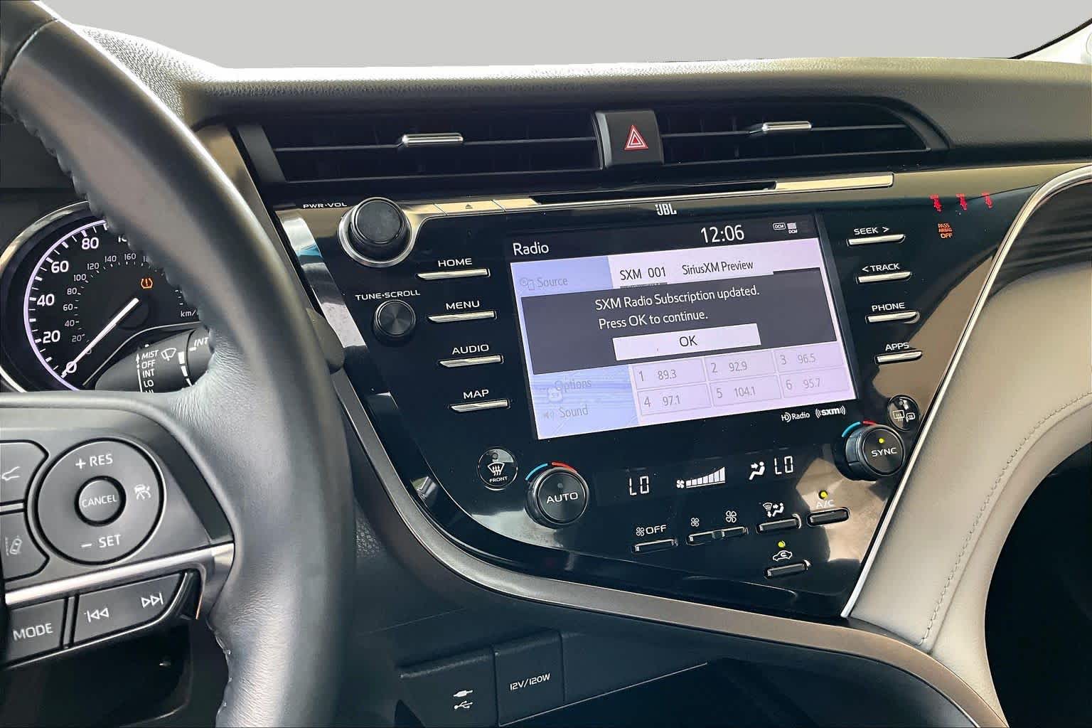 2018 Toyota Camry XLE V6 Celestial Silver Metallic at Beck & Masten Kia