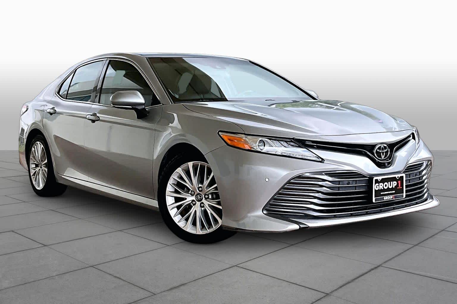 2018 Toyota Camry XLE V6 Celestial Silver Metallic at Beck & Masten Kia