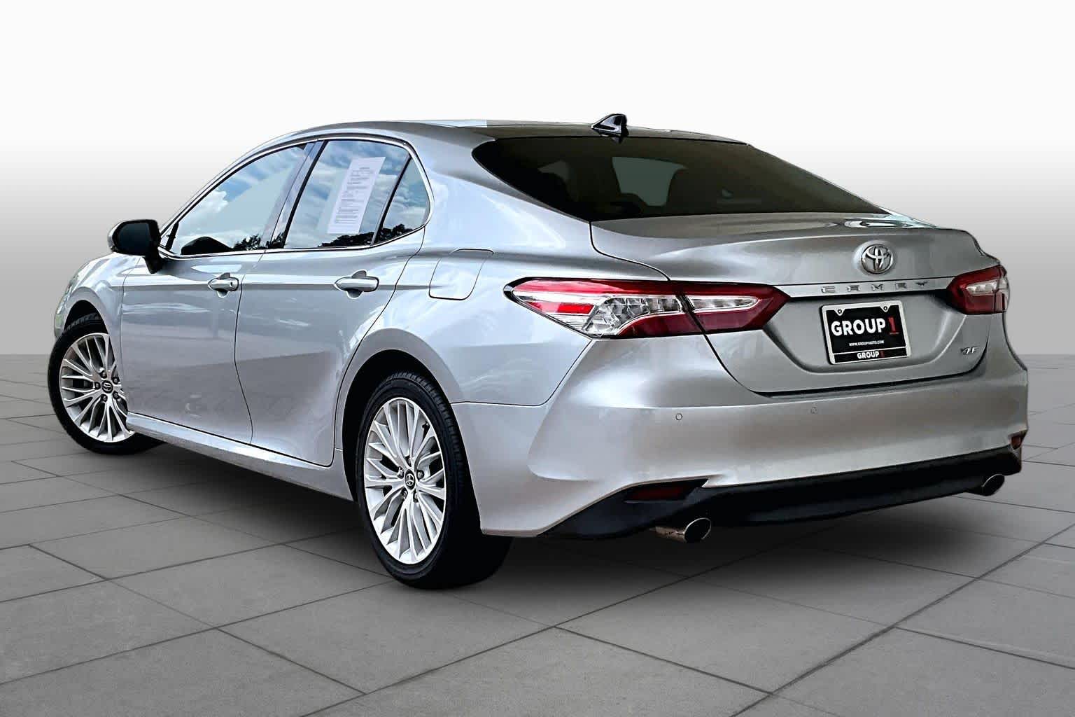 2018 Toyota Camry XLE V6 Celestial Silver Metallic at Beck & Masten Kia