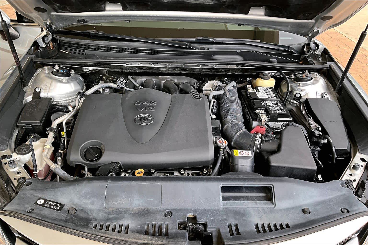 2018 Toyota Camry XLE V6 Celestial Silver Metallic at Beck & Masten Kia