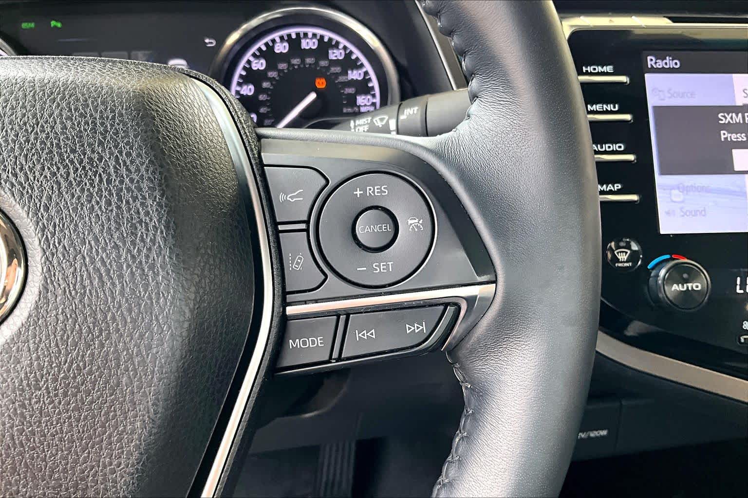 2018 Toyota Camry XLE V6 Celestial Silver Metallic at Beck & Masten Kia