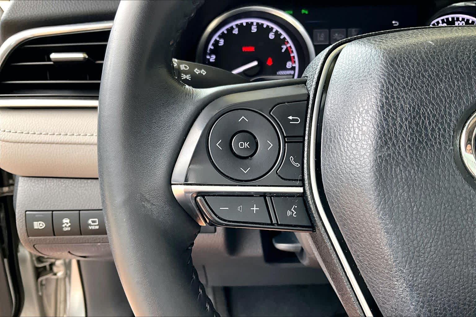 2018 Toyota Camry XLE V6 Celestial Silver Metallic at Beck & Masten Kia