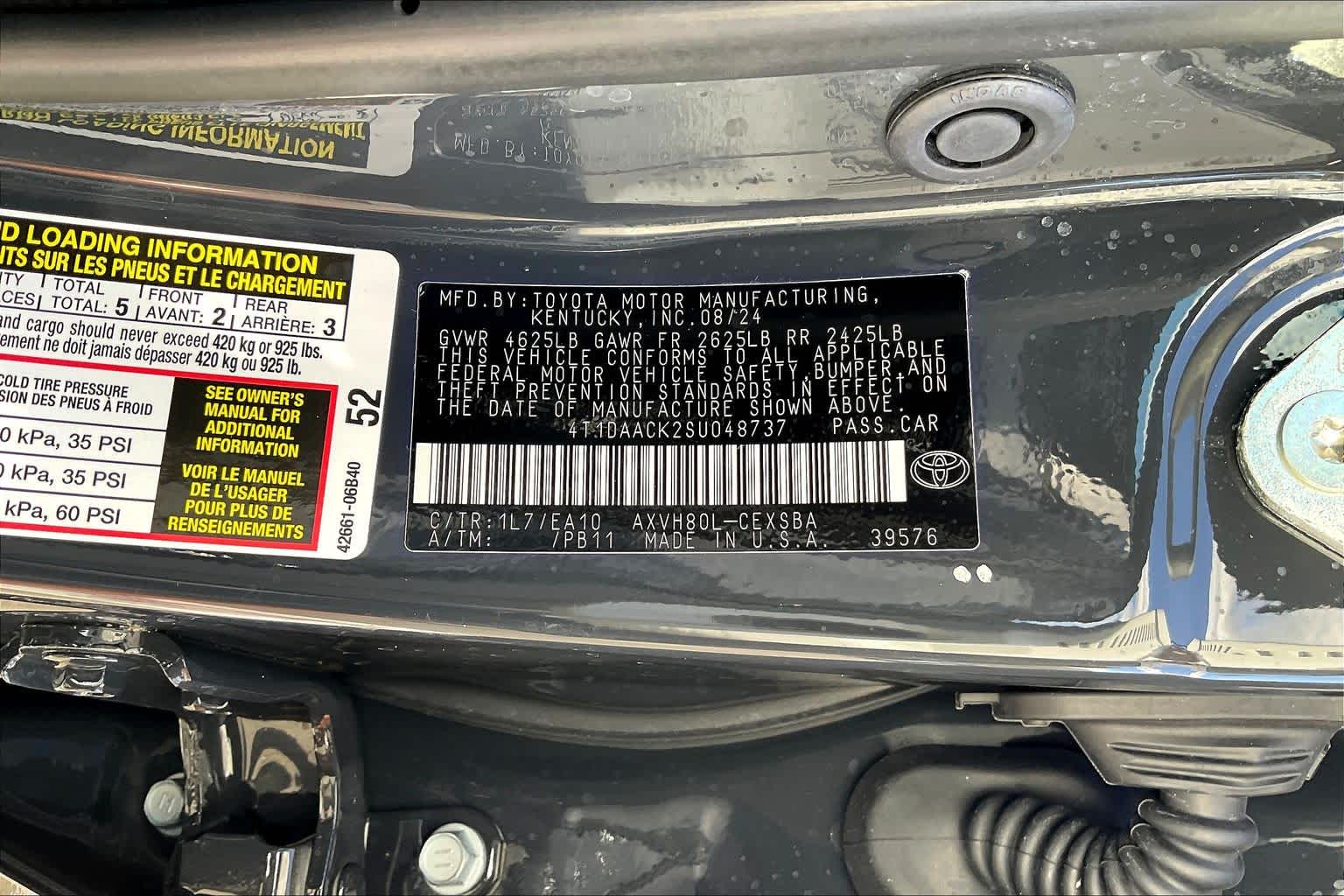 2025 Toyota Camry SE Underground at AutoNation Toyota Gulf Fwy