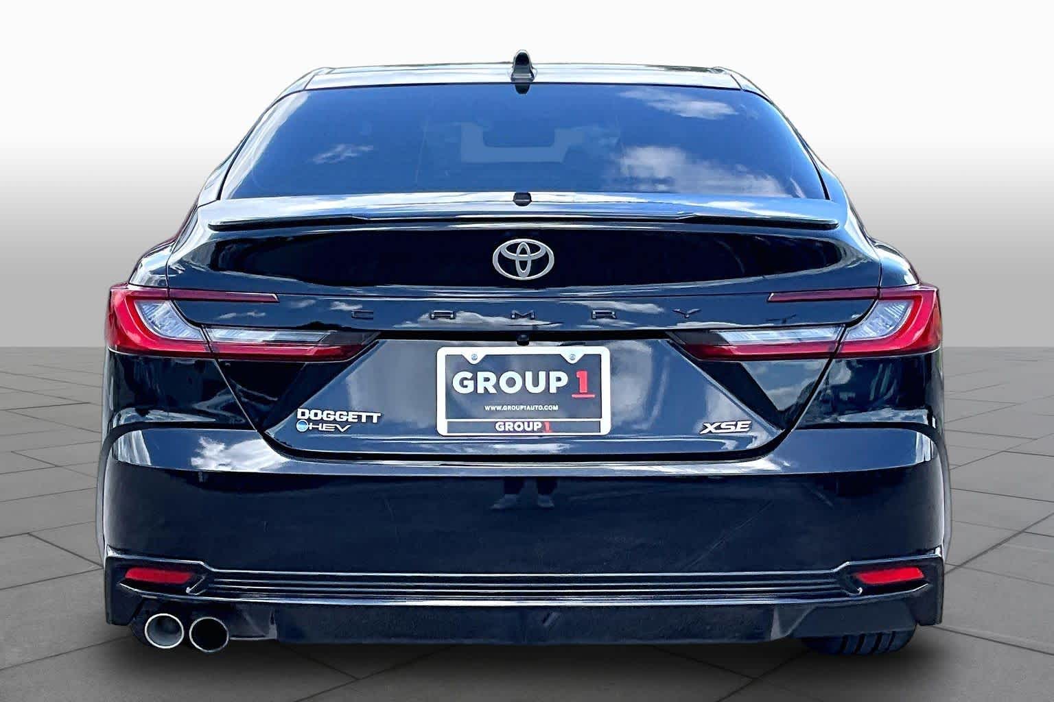 2025 Toyota Camry XSE Midnight Black Metallic at Group 1 Toyota Southwest