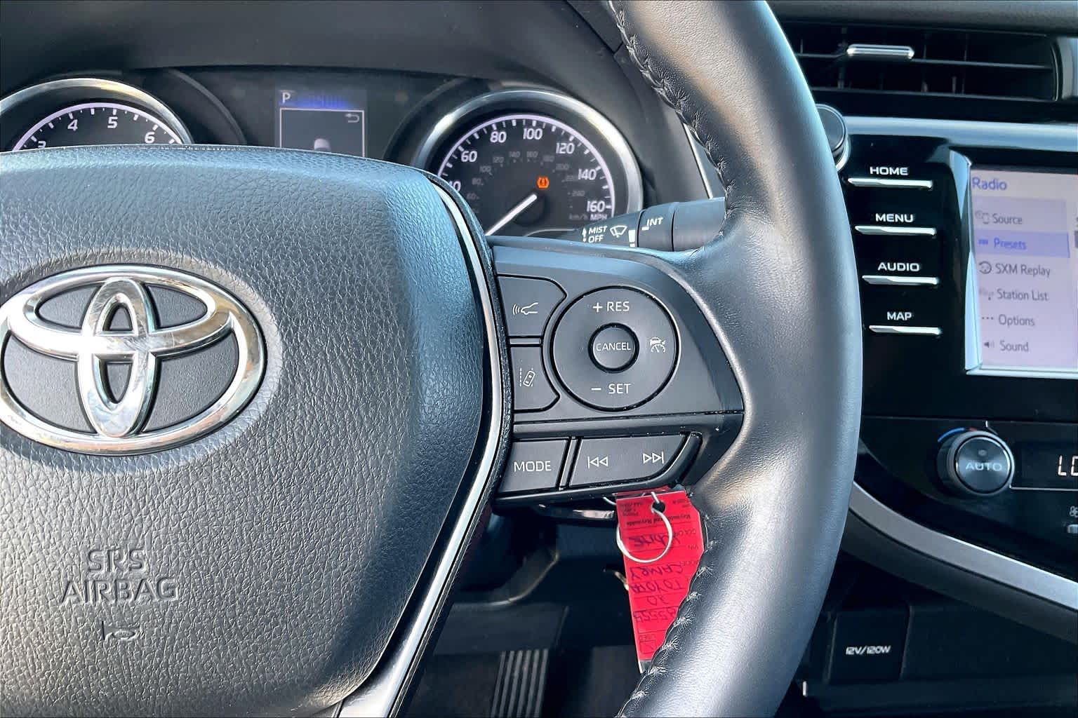 2020 Toyota Camry SE Super White at Mercedes-Benz of Houston North