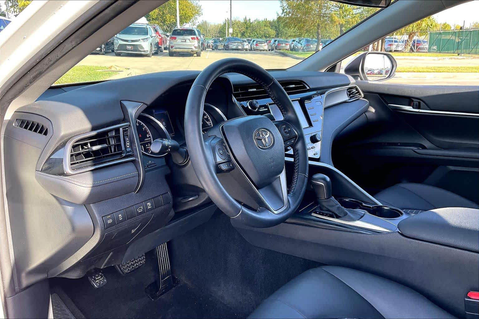 2020 Toyota Camry SE Super White at Mercedes-Benz of Houston North