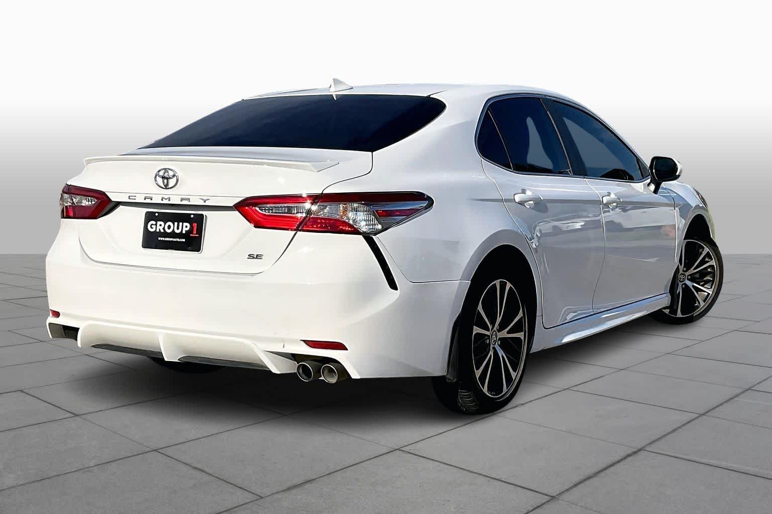 2020 Toyota Camry SE Super White at Mercedes-Benz of Houston North