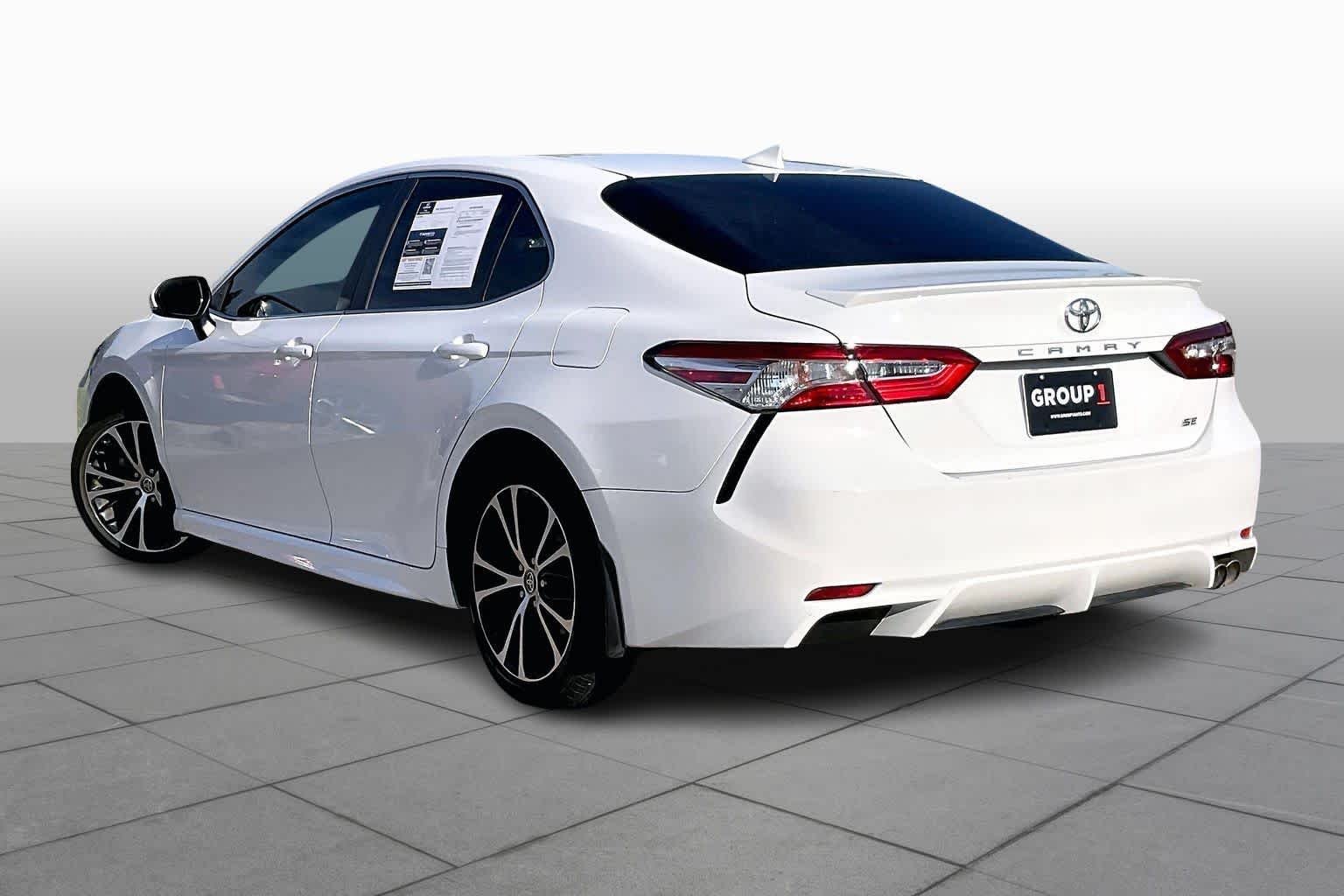 2020 Toyota Camry SE Super White at Mercedes-Benz of Houston North