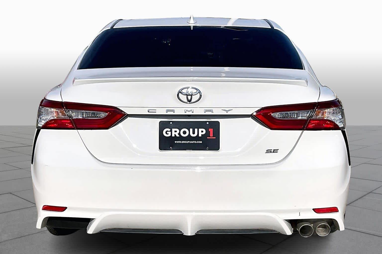 2020 Toyota Camry SE Super White at Mercedes-Benz of Houston North
