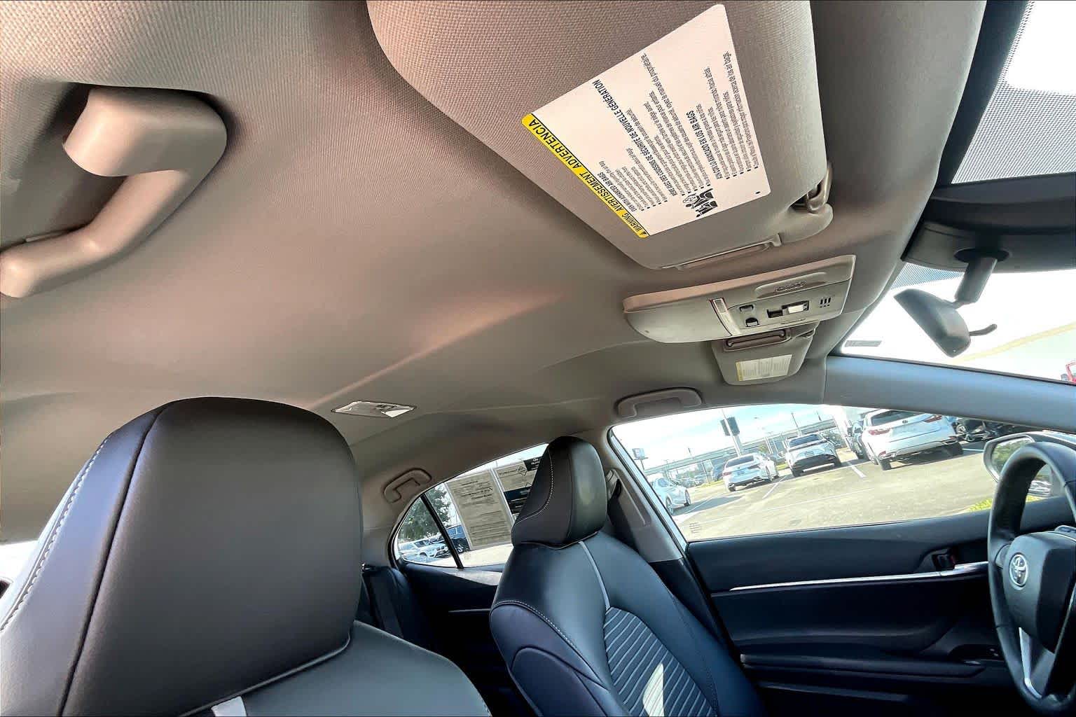 2020 Toyota Camry SE Super White at Mercedes-Benz of Houston North