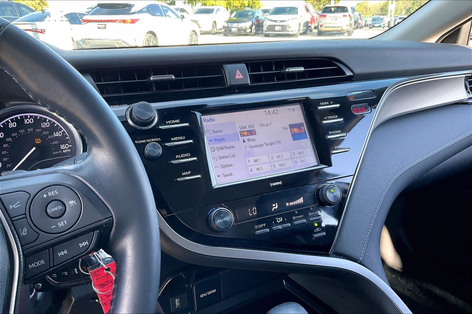 2020 Toyota Camry SE Super White at Mercedes-Benz of Houston North